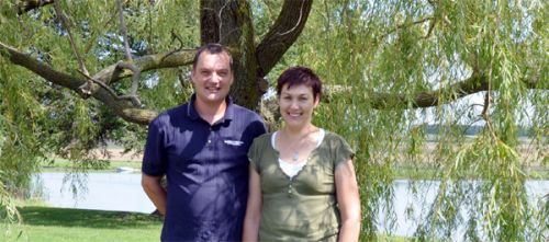 oos and Nathalie Vermue are one of more than 30  farm families in the Bayfield North area that participated in the Crops and Creeks Huron BMP evaluation project.